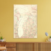 Michigan 8 canvas afdruk (Insitu (Woonkamer))