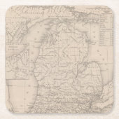 Michigan 9 kartonnen onderzetters (Voorkant)