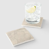 Michigan 9 stenen onderzetter (Zijkant)