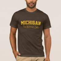 MICHIGAN aangepaste tekstkleding