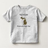 Michigan - Amerikaanse High Five T-Shirt (Voorkant)