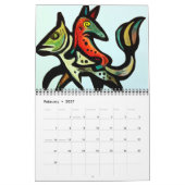 Michigan Anishinaabee Native Amerikaanse kalender (Feb 2027)