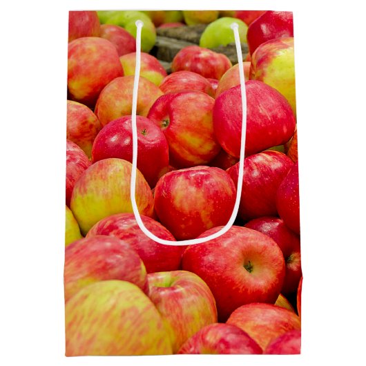 Michigan Apples Medium Cadeauzakje (Achterkant)