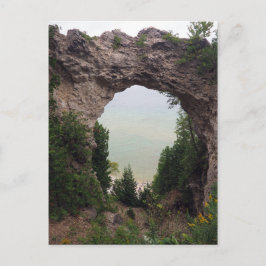 Michigan Arch Rock Geology Foto Briefkaart