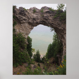 Michigan Arch Rock Geology Foto Poster