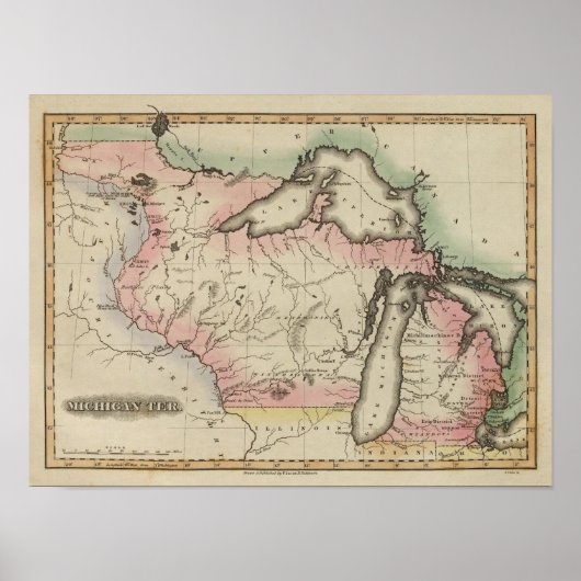 Michigan Area Poster (Voorkant)