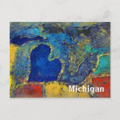 Michigan Artwork Briefkaart (Voorkant)