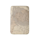 Michigan Atlas Map Badmat (Voorkant Verticaal)