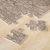 Michigan Atlas Map Legpuzzel (Zijkant)