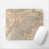 Michigan Atlas Map Muismat (Met muis)