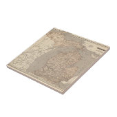 Michigan Atlas Map Tegeltje (Zijkant)