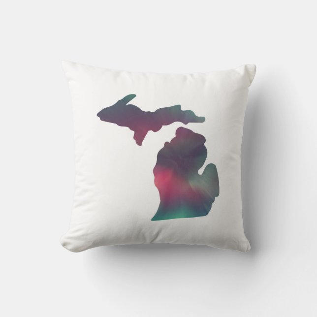 Michigan Aurora Worpillow Kussen (Voorkant)