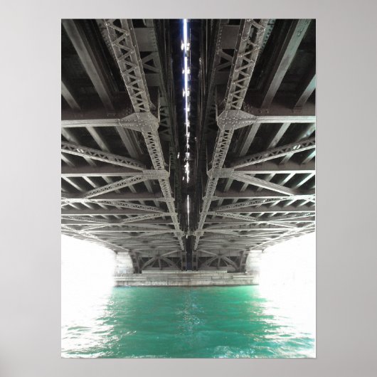 Michigan Ave Bridge Poster (Voorkant)