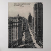 Michigan Ave, Chicago IL, Illinois  Poster (Voorkant)