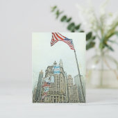 Michigan Avenue Bridge Chicago Illinois Briefkaart (Staand voorkant)