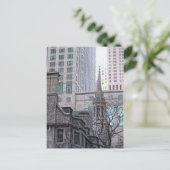 Michigan Avenue Chicago Briefkaart (Staand voorkant)