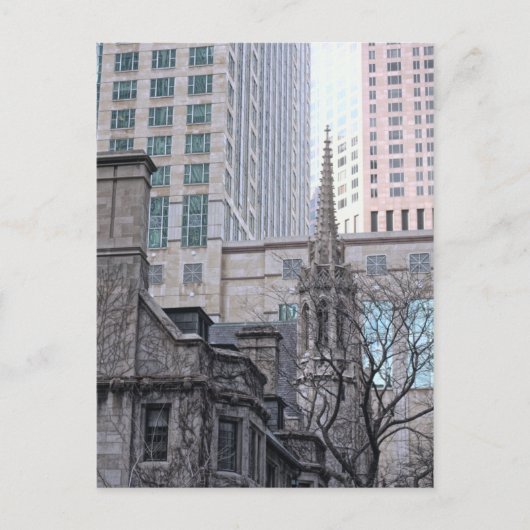 Michigan Avenue Chicago Briefkaart (Voorkant)