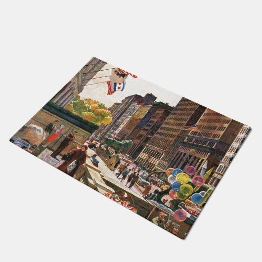 Michigan Avenue, Chicago door John Falter Deurmat (Schuin)