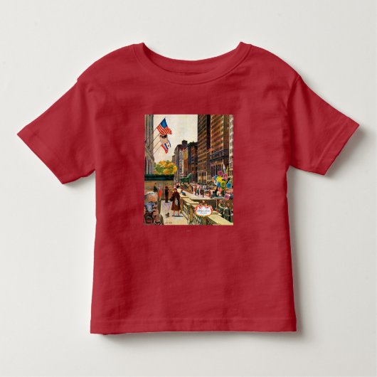 Michigan Avenue, Chicago door John Falter Kinder Shirts (Voorkant)