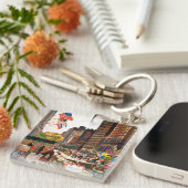 Michigan Avenue, Chicago door John Falter Sleutelhanger (Voorkant Rechts)