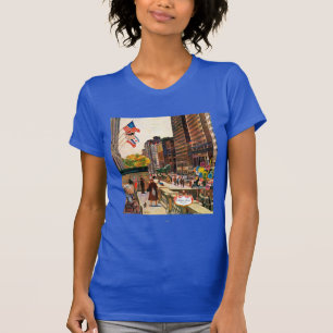 Michigan Avenue, Chicago door John Falter T-shirt
