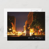 Michigan Avenue Lights Briefkaart (Voorkant / Achterkant)