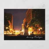 Michigan Avenue Lights Briefkaart (Voorkant)