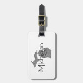 Michigan Bag Label Bagagelabel (Voorkant verticaal)