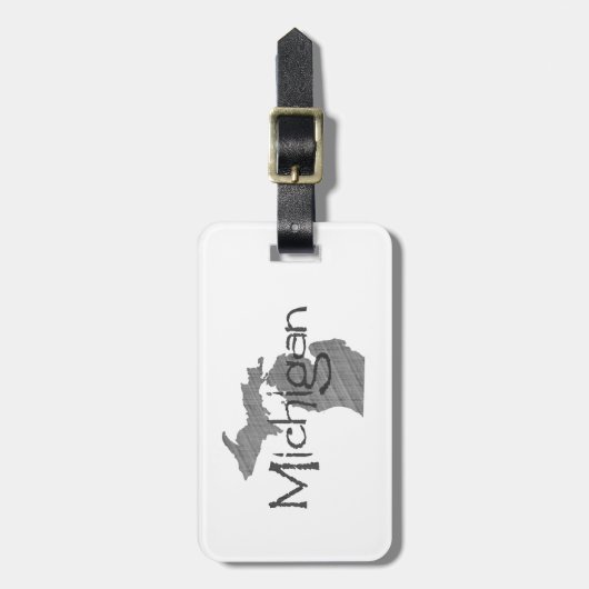 Michigan Bag Label Bagagelabel (Voorkant verticaal)