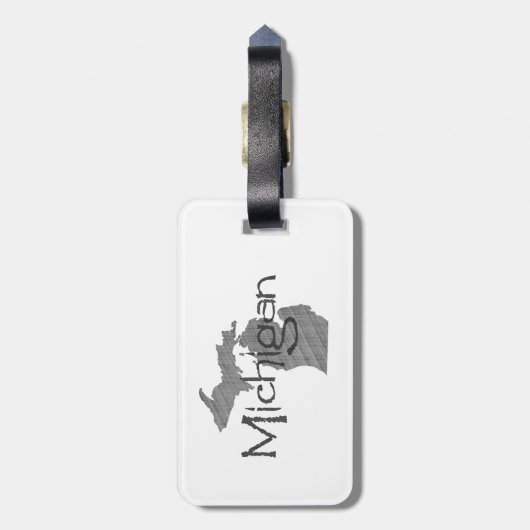 Michigan Bag Label Bagagelabel (Achterkant verticaal)