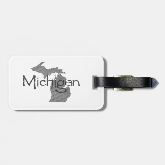 Michigan Bag Label Bagagelabel (Achterkant horizontaal)