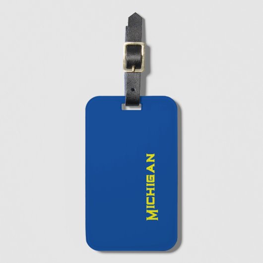 Michigan Bagagelabel (Voorkant (verticaal))
