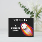 MICHIGAN BASEBALL FEESTDAGENKAART (Staand voorkant)