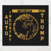 MICHIGAN BIER ETIKET (Enkel label)