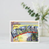 Michigan Big Letters Briefkaart (Staand voorkant)
