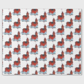 Michigan Big Red Lighthouse Birthday Cadeaupapier (Vlak)