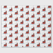 Michigan Big Red Lighthouse Cadeaupapier (Vlak)