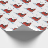 Michigan Big Red Lighthouse Cadeaupapier (Hoek)