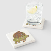 Michigan Bigfoot Onderzetter (Zijkant)