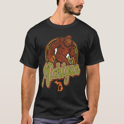 Michigan Bigfoot T-shirt (Voorkant)