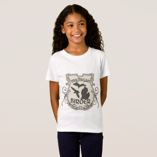 Michigan Birder T-shirt (Voorkant volledig)