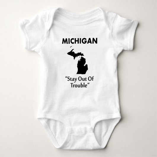 Michigan - Blijf uit de problemen Romper (Voorkant)