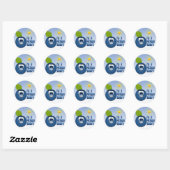 Michigan Blueberry Ronde Sticker (Vel)