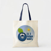 Michigan Blueberry Tote Bag (Voorkant)