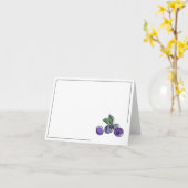 Michigan Blueberry Wenskaart Kaart (Gele Bloem)