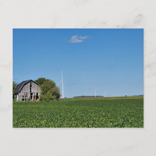 Michigan boerderij briefkaart (Voorkant)
