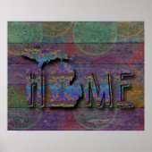 Michigan | Boho Style Poster (Voorkant)