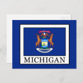 Michigan Briefkaart (Voorkant / Achterkant)