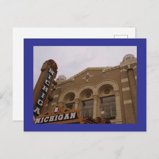 Michigan Briefkaart (Voorkant / Achterkant)