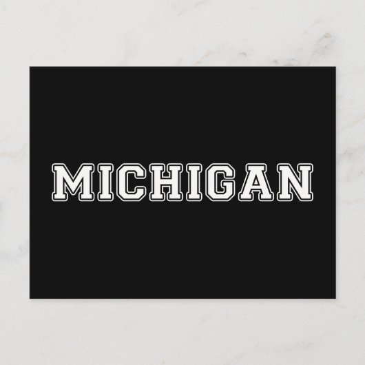 Michigan Briefkaart (Voorkant)